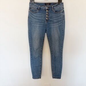 Judy Blue Skinny Fit High Waist Button Fly Jeans Size 11/30